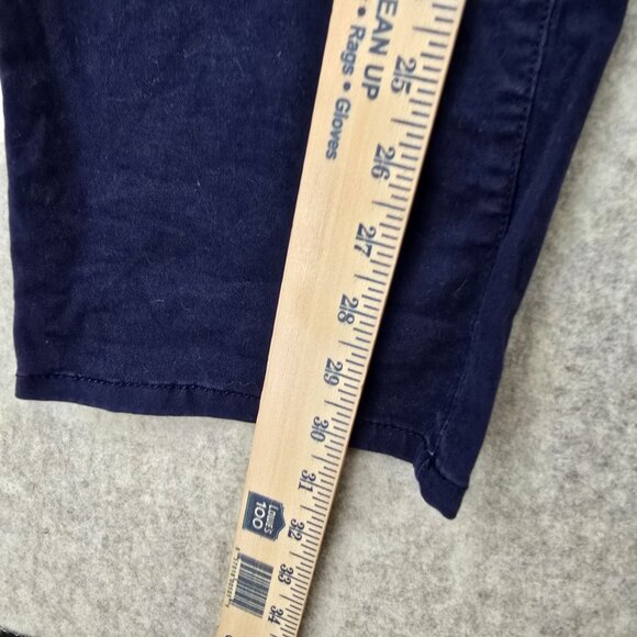 Gap Kids Husky 16 Navy Blue Chinos Pants Boys Cotton Blend - Picture 6 of 6